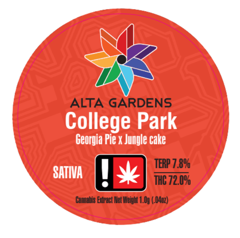 College Park 1g Cured Resin Dab (Alta Gardens)