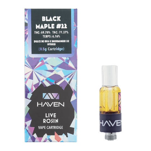 Black Maple #22 0.5g Live Rosin Vape