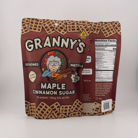 Maple Cinnamon Sugar | Anytime | THC Pretzels