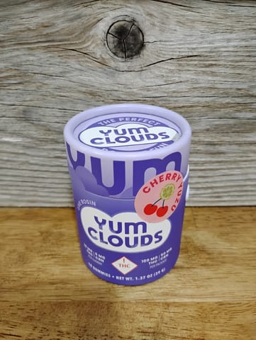 Yum Clouds Live Rosin Sleep Gummies Cherry Yuzu 100mg