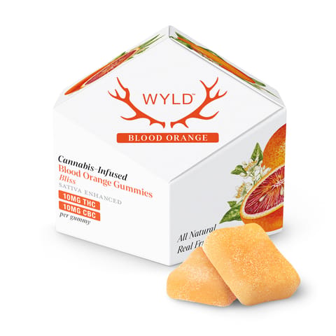 Wyld Gummies | 1:1 CBC Blood Orange Sativa 100mg