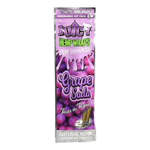 Juicy Jay's Hemp Wraps Grape Soda