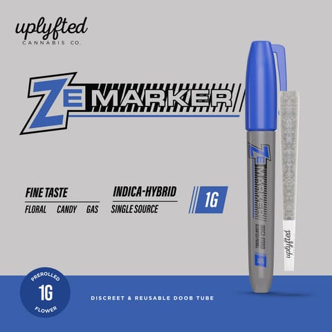 Permanent Marker | 1g Pre-roll | Indoor A-Nug Flower | No Shake or Trim