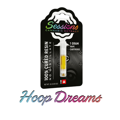 CURED RESIN CARTRIDGE | HOOP DREAMS | SATIVA | 1 GRAM | 510 THREAD