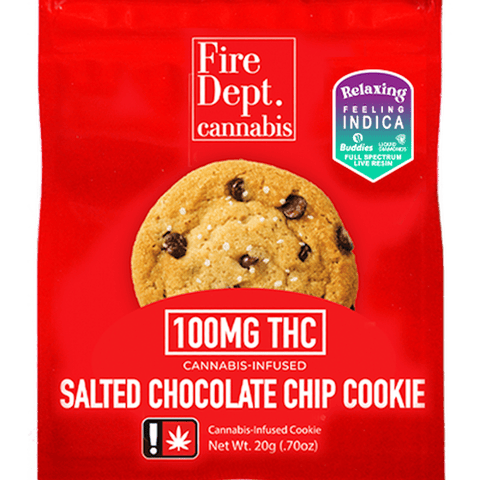 Salted Choc.Chip Cookie INDICA 100mg (Fire dept)