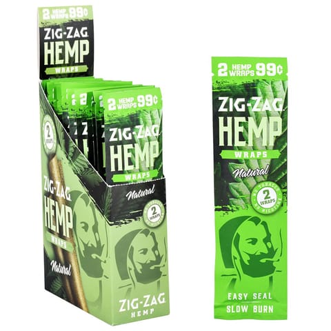 Zig Zag Hemp Wraps | 2pk