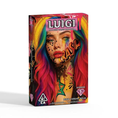 Luigi V2 - Pink Cereal Milk - 1g AIO + .5g Infused Preroll