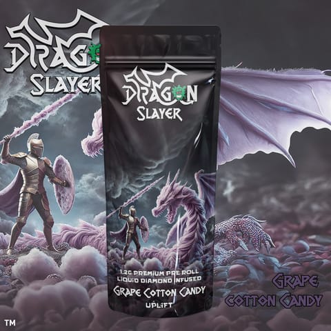 DRAGON SLAYER- GRAPE COTTON CANDY - 1.2 G