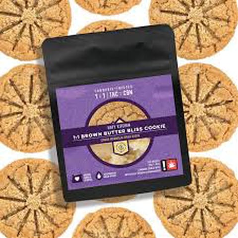 1:1 THC CBN Brown Butter Bliss & Sugar Magnolia Hash Rosin Cookie - Hapy Kitchen