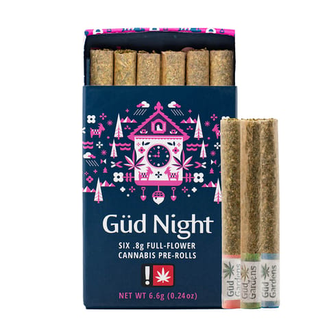 Gud Gardens | Gud Night Preroll 6-Pack .8g - 4.8g - Pre-Roll