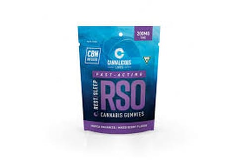 Mixed Berry RSO Rest 200mg Gummies | Cannalicious