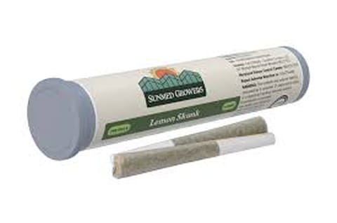 Sunmed | Pre-Roll | - Lemon Skunk | 0.5g x 2