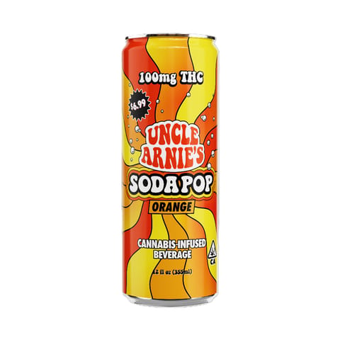 Uncle Arnies | Orange Soda Pop | 100mg Infused Orange Soda