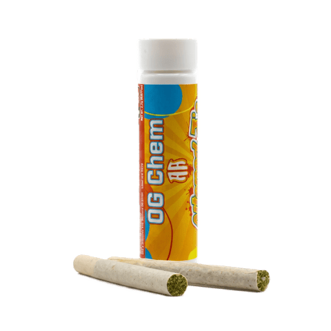 DIAMONDS + LIVE RESIN INFUSED PRE-ROLLS | OG CHEM | SATIVA | 0.75 GRAMS | X2