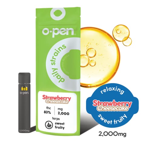 O.Pen Daily Strains All In One | Strawberry Cheesecake 2g Med