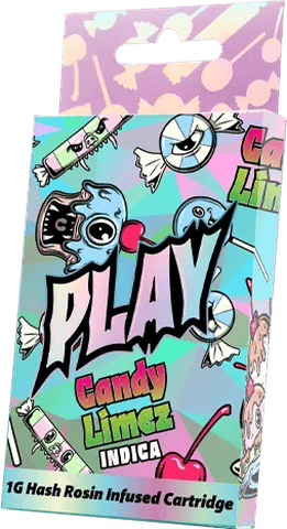 PLAY - Candy Limez - 1g Hash Infused Distillate Cart