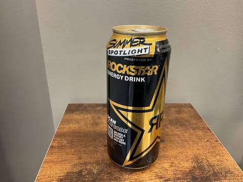 Rockstar Discrete Black Energy Drink