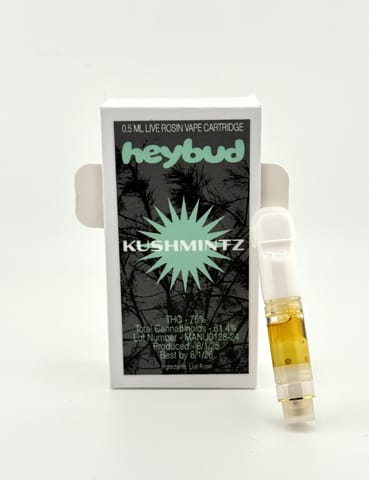 Kushmintz .5g Live Rosin Vape Cartridge