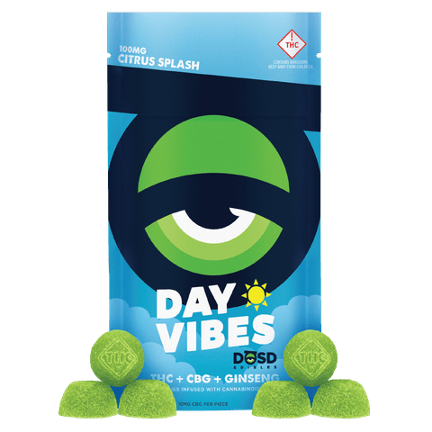 DOSD - Nano Bites Day Vibes (Citrus Splash 1:1 THC:CBG)(100mg - 10pk)(10mg per serving)