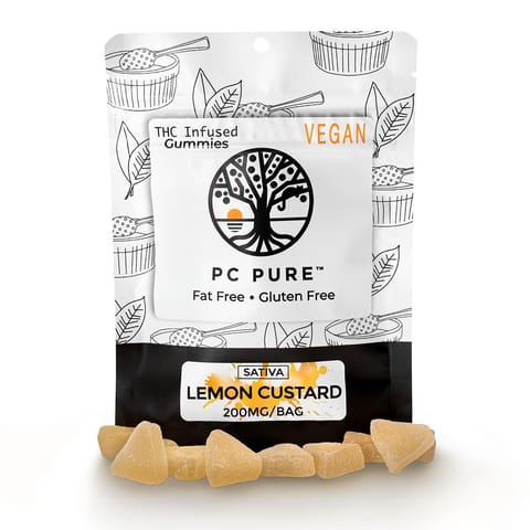 GUMMY - LEMON CUSTARD - 20MG/PC- PC PURE