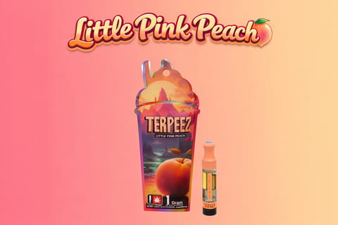 Terpeez | Little Pink Peach | 1G | Flavored Distillate | Cartridge