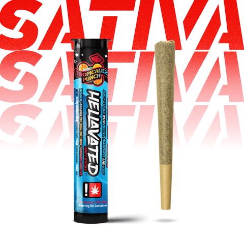 Hellavated | Tropicalez Punch | 0.75G | Flavored | Infused Preroll