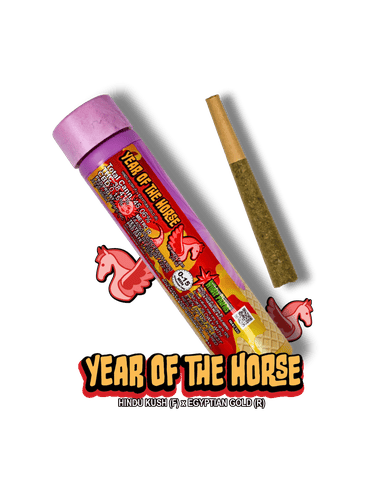Year of the Horse 1g Rosin Infused Pre-Roll | Ice Kream Hash Co.