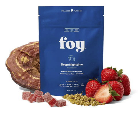 Foy - Nighttime Chews With Organic Adaptogens - 100mg
