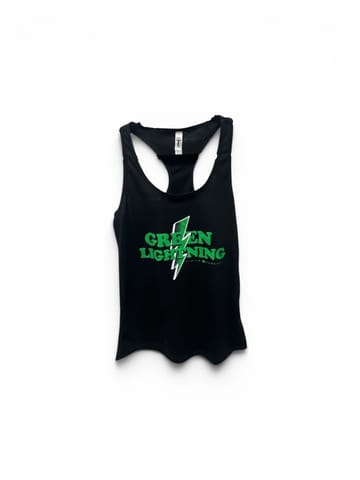 Green Lightning Tank Top