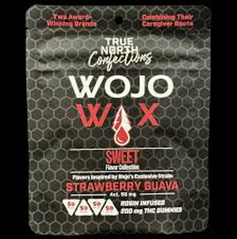 Strawberry Guava 200mg Rosin Infused Gummies | True North Confections x Wojo