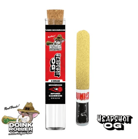 Doink Roller Moon Rock Infused Blunt Headshot OG Indica 2g