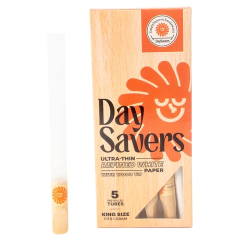 DaySavers - 5 Artisan Pre-Rolled Tubes | Wood Tips