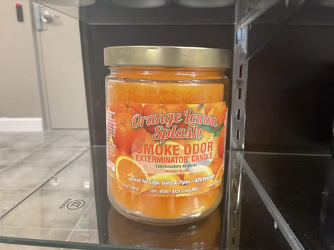 Orange lemon splash candle