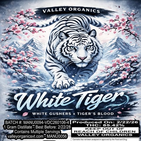 White Tiger - 1g Disposable Vape