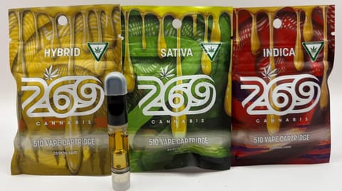 **Unicorn Piss - 269 Cannabis - Full Spectrum - Vape Cart - Hybrid - 1G