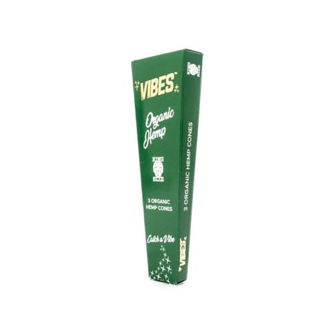 Vibe - Cones 3ct King Size Organic Hemp (YBW)