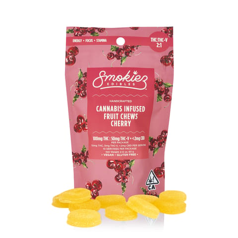 KB - SMOKIEZ - THCV GUMMY - SWEET CHERRY 2:1 - 150MG