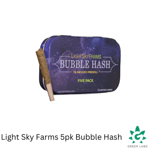 LSF Larry Bird Mints x Rambutan Bubble Hash Infused Preroll 0.7g 5pack