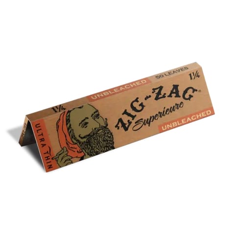 Unbleached Rolling Papers | 1 1/4 | Zig-Zag |