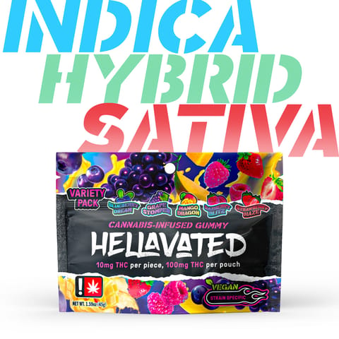 Hellavated Gummies | Variety Pack Original 100mg
