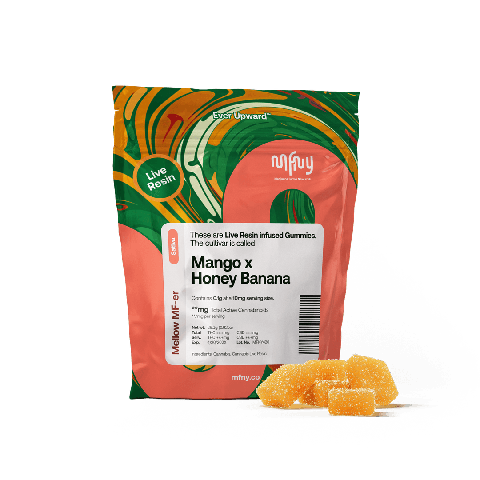MFNY | Mango x Honey Banana | Live Resin Gummies | 10pk | 100mg