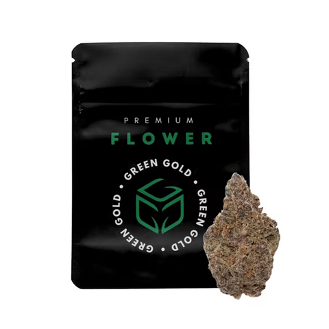 Platinum Gorilla Glue (Hybrid) | 3.5G Flower | by Green Gold