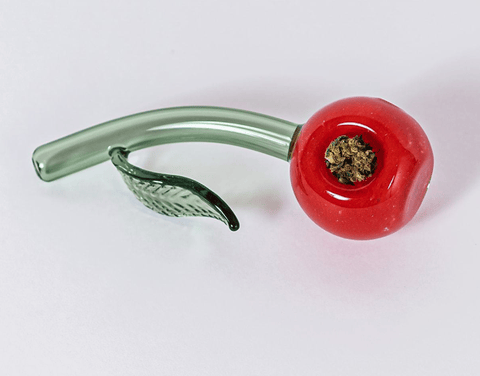 Edie Parker Hand Pipes - Cherry