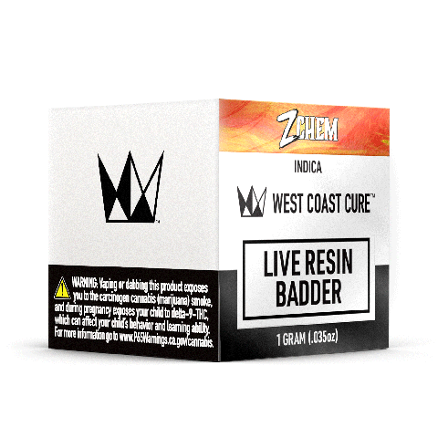 WEST COAST CURE - LIVE RESIN BADDER - Z CHEM - 1G