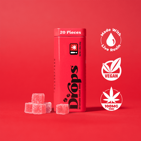 Drops Jellies 20 Pack | Cherry 100mg