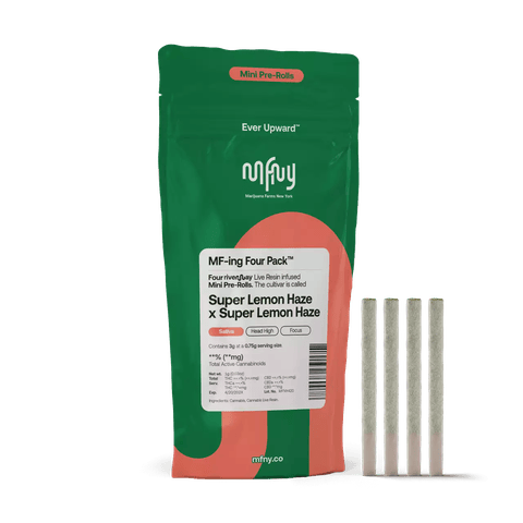 Super Lemon Haze x Super Lemon Haze .75g Live Resin Pre-roll 4PK