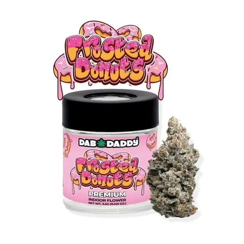 Dab Daddy - Premium Flower - Frosted Donuts - 3.5g