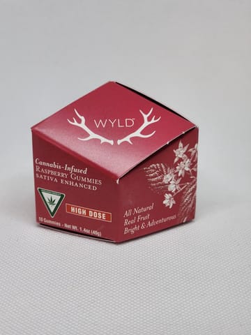 WYLD | RASPBERRY | GUMMY | 100MG