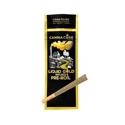 Canna Cure | Strawberry Sourz | Infused Preroll | 1g