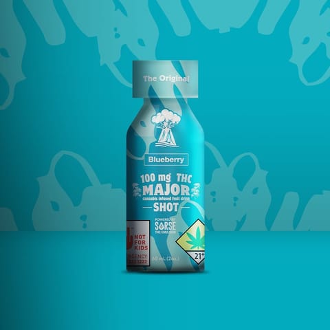 Major Shot Blueberry 100mg